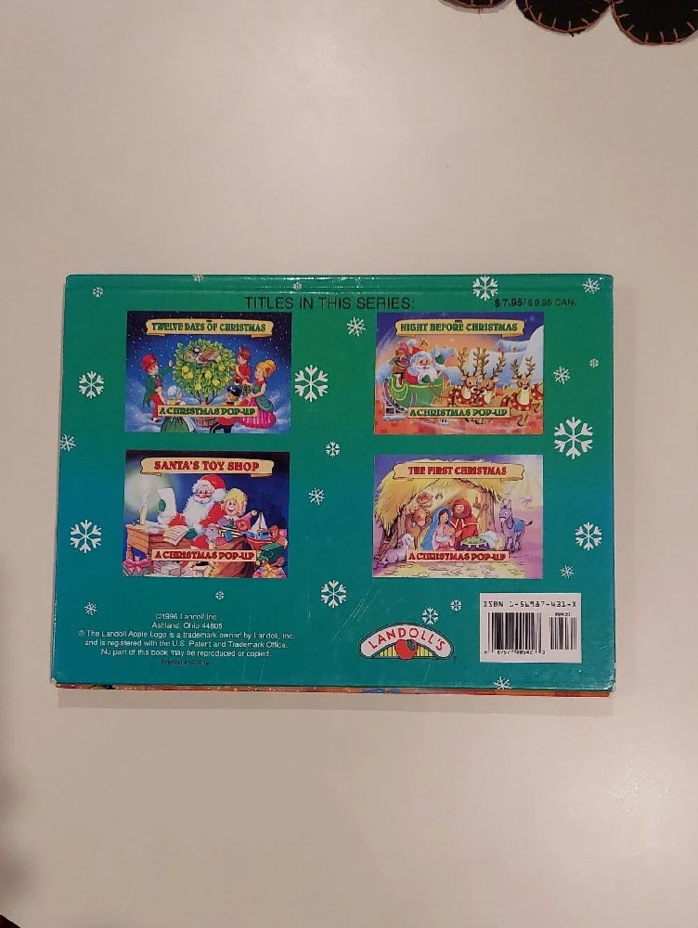 The Night Before Christmas Pop-Up Book - Landolls - 1996